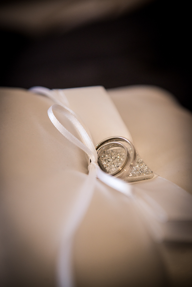 Wedding bands for a Greek island wedding.